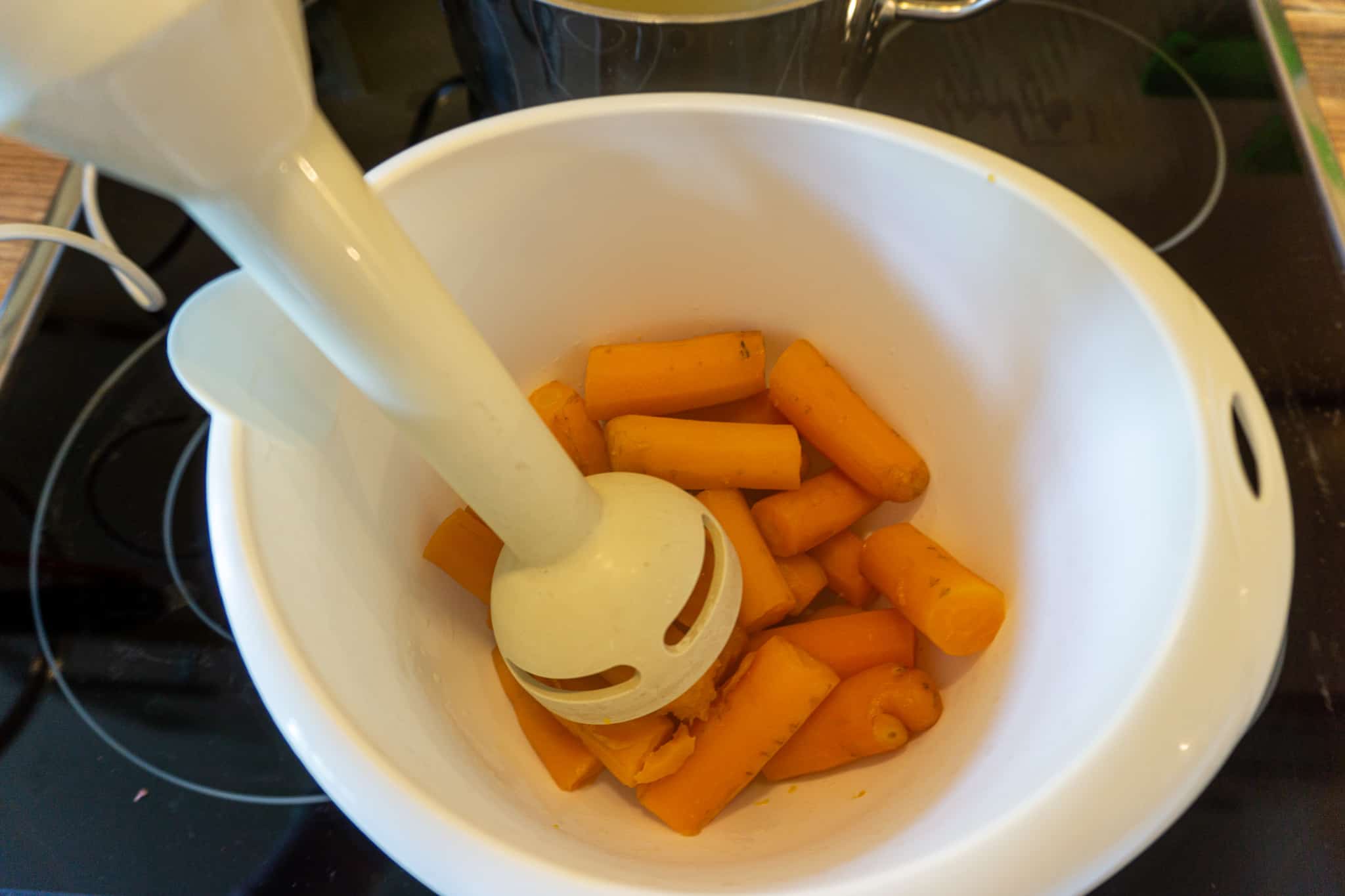 Karotten pürieren Moro Suppe